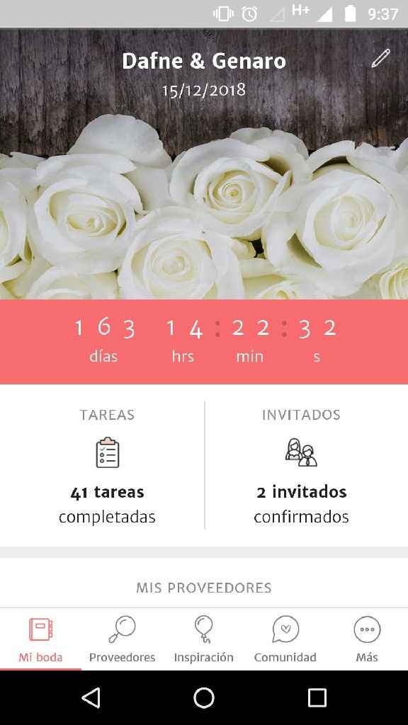 Mi contador  a un dígito 🤵👰💞 - 1