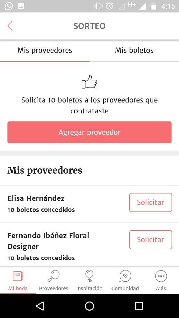 Cómo le solicito boletos a mi proveedor? - 2