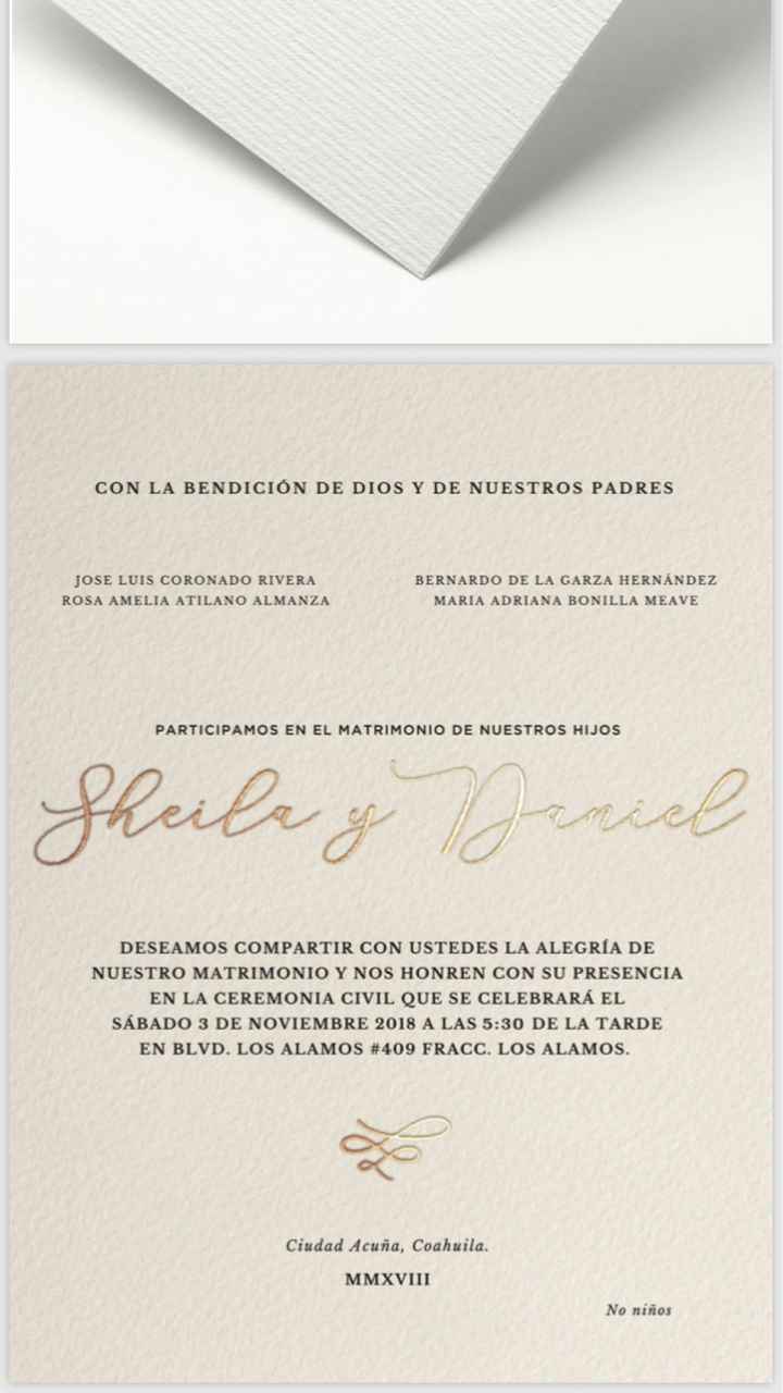 Invitaciones, ¿gasto innecesario? - 2
