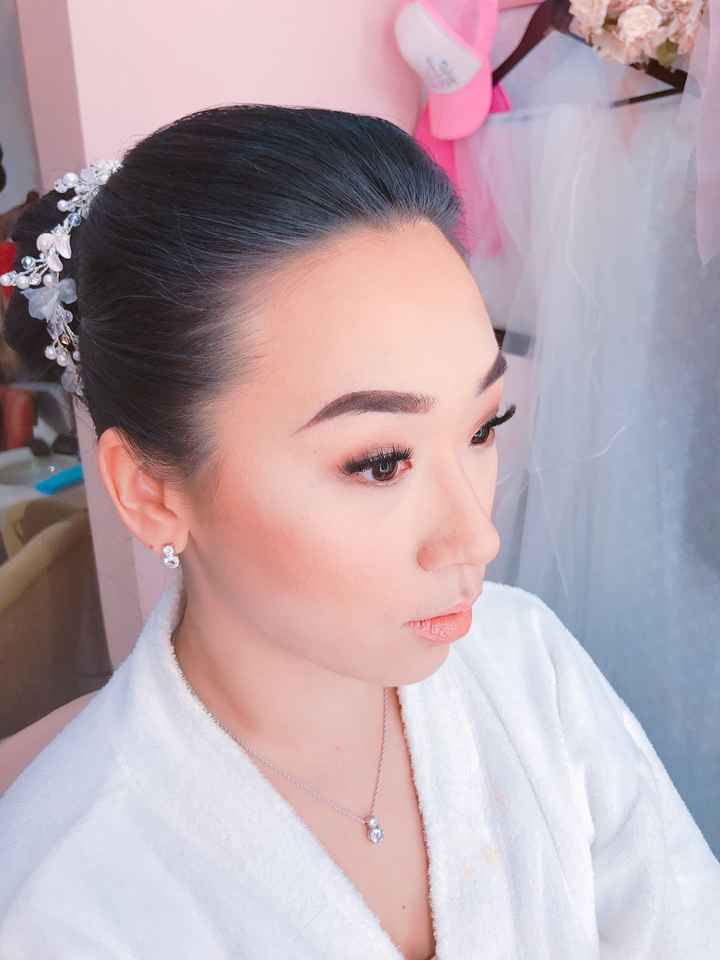  Mi prueba de maquillaje y peinado😱 - 4