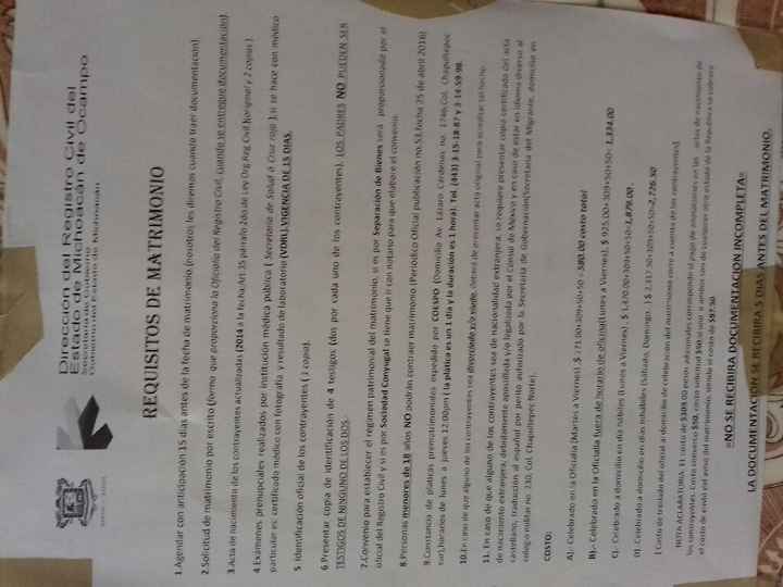 Sobre el registo civil - 1