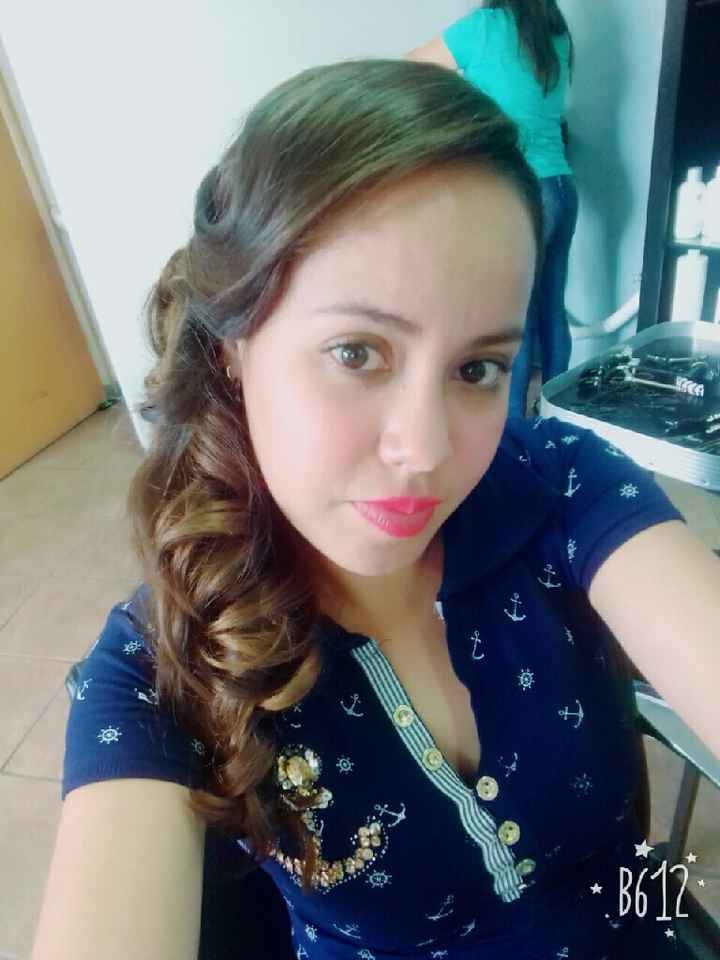 Uñas , prueba de peinado!! ☺😆 - 3