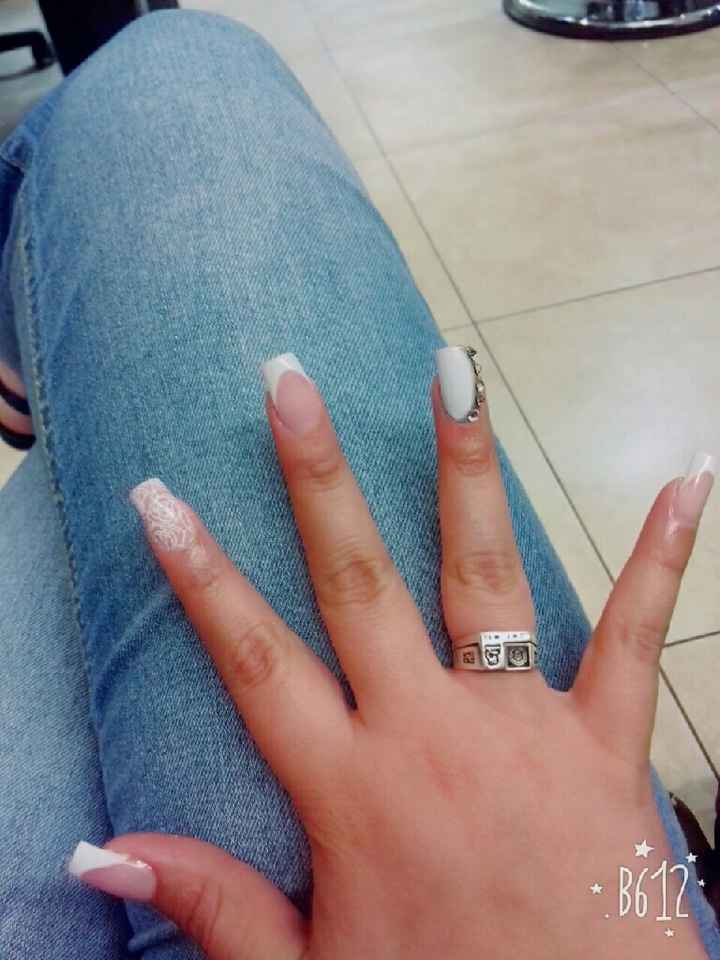 Uñas , prueba de peinado!! ☺😆 - 5