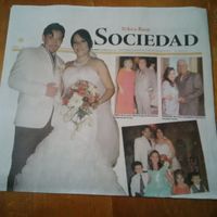 en el periódico