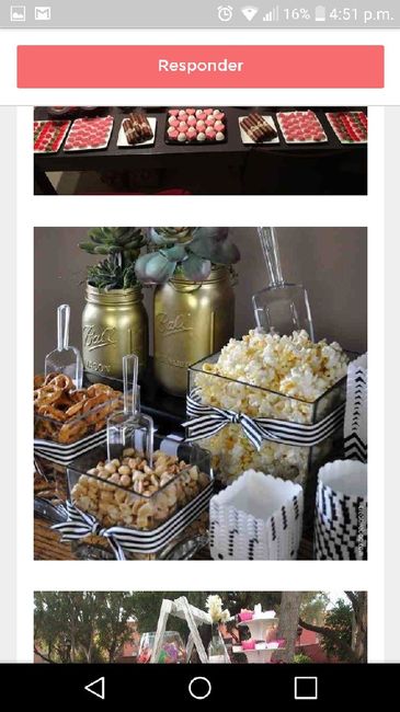 ¿Cuál de estas opciones te gusta para mesa de postres? 5