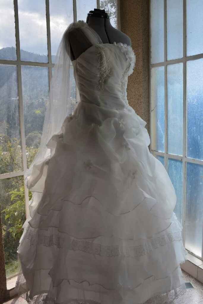 Qué tipo de escote llevara su vestido? Corazon, straplees, cuadrado, redondo, halter, mao? - 1