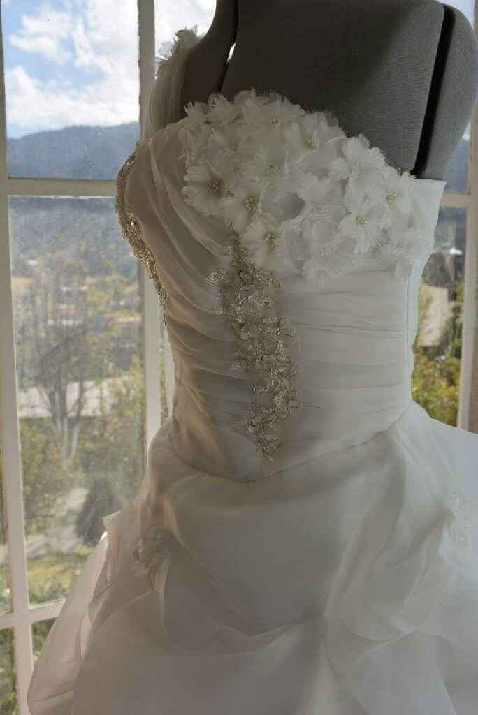 Qué tipo de escote llevara su vestido? Corazon, straplees, cuadrado, redondo, halter, mao? - 2