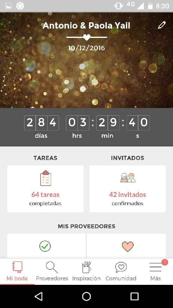 Tu presupuesto de boda es - ¿Cuánto falta para tu boda? - 1