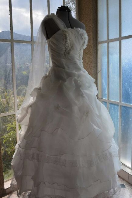 Qué tipo de escote llevara su vestido? Corazon, straplees, cuadrado, redondo, halter, mao? - 1