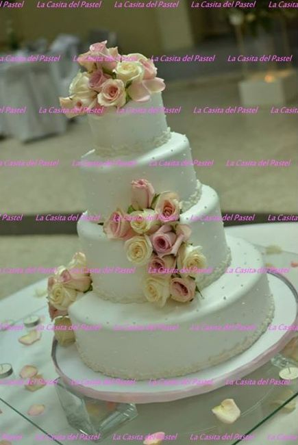 Cuanto es masomenos el costo de un pastel de bodas &dollar;&dollar;&dollar; chicas - 1
