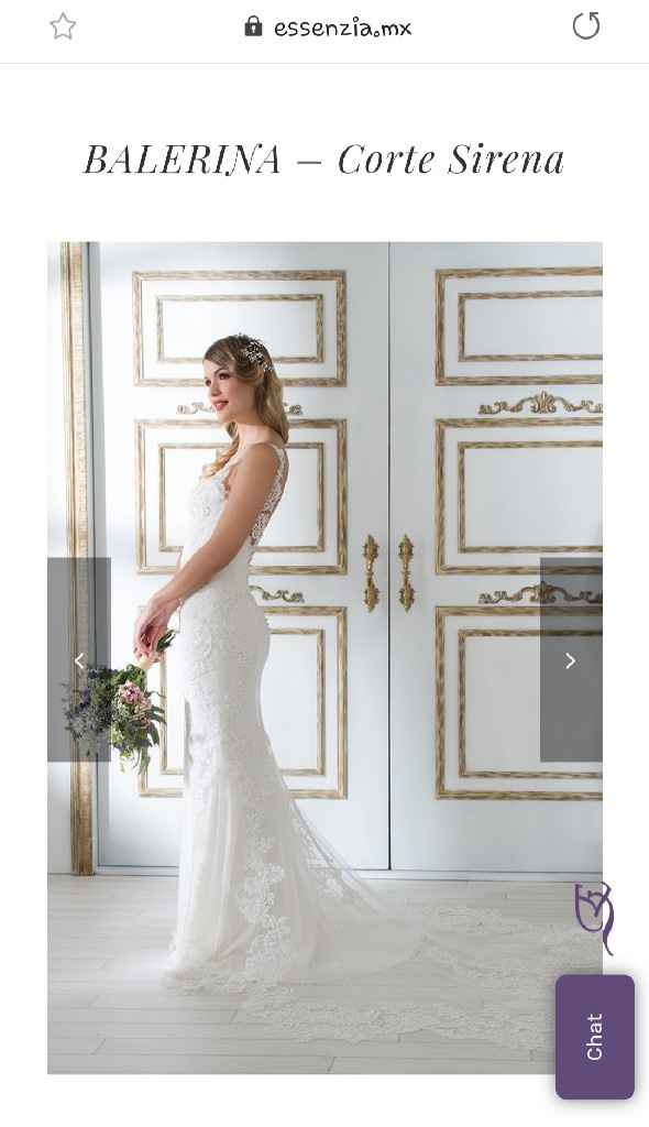 Vestido de novia corta sirena - 1