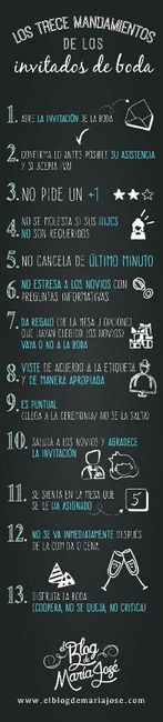 Los mandamientos de los invitados - 1