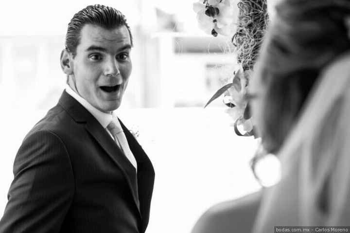 Primera impresión del novio el "día D" - 1