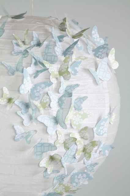 lampara con mariposas