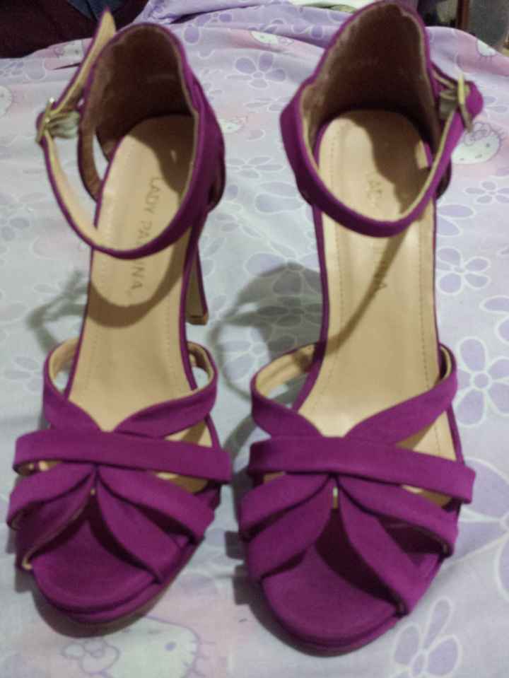 Zapatos ivory, vestido blanco ?? - 1