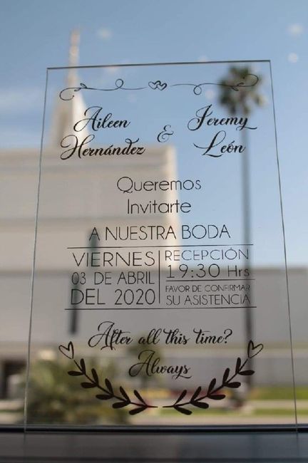 Qué tipo de invitación 2