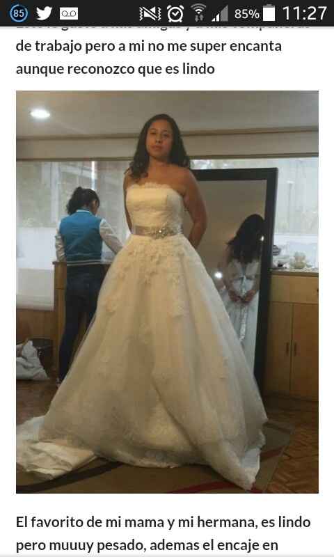 Mi primera vez probando vestidos !!!!!! fotos - 1