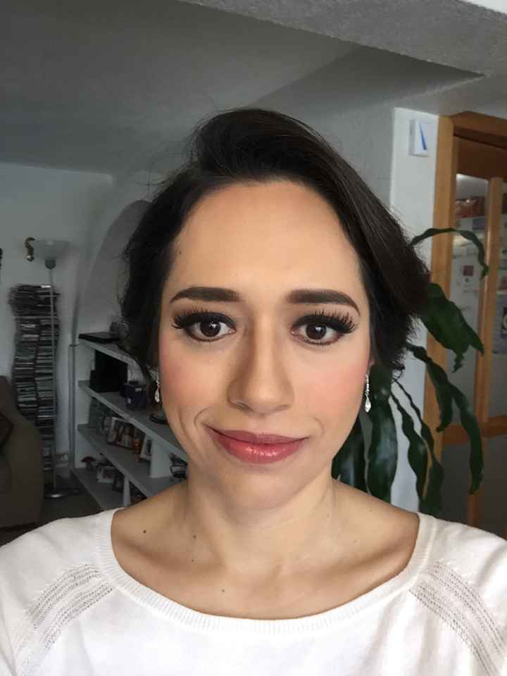 Prueba de maquillaje con aerógrafo - 1