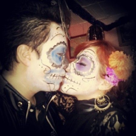 novios calaveras