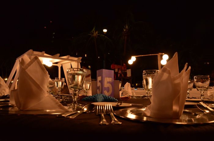 Mesas de los invitados