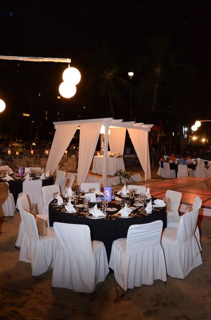 Decoración de la boda