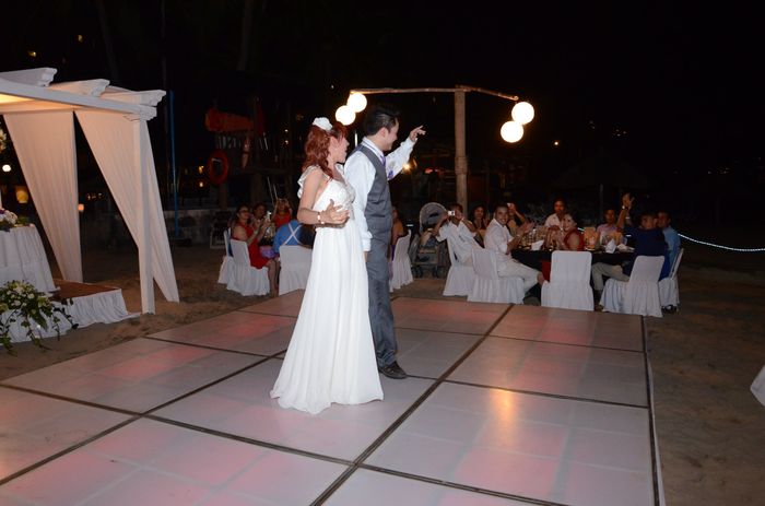 Llegando a la recepcion