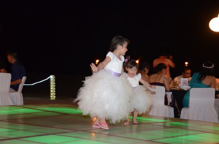 Mis bellas hijas en la pista