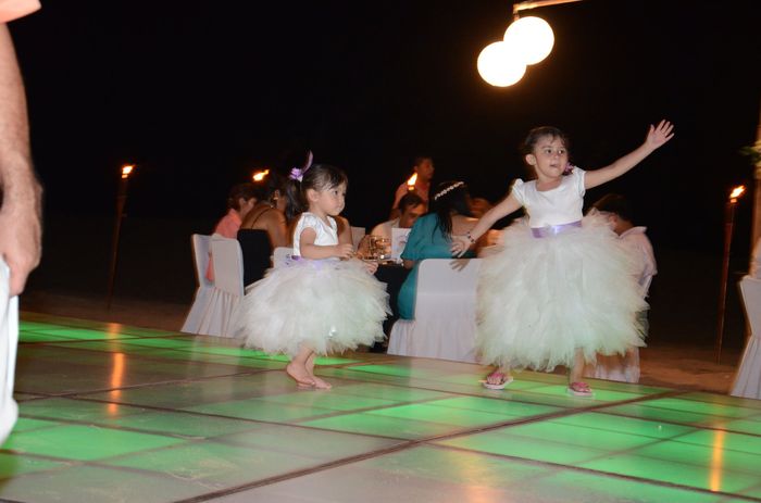 Mis bellas hijas en la pista