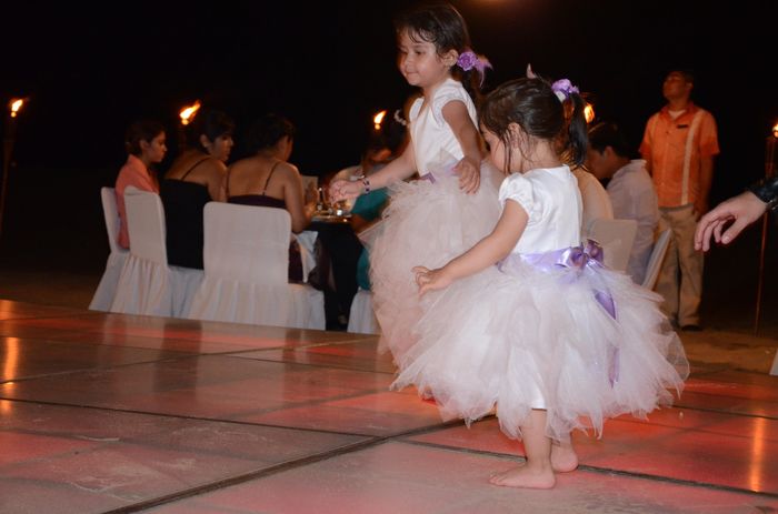 Mis bellas hijas en la pista