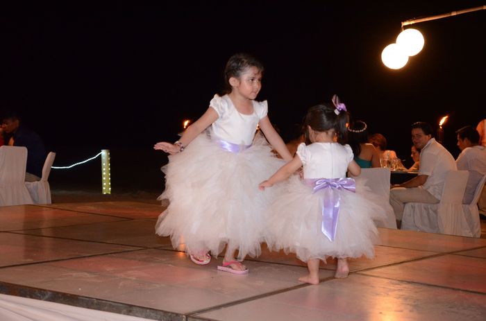 Mis bellas hijas en la pista