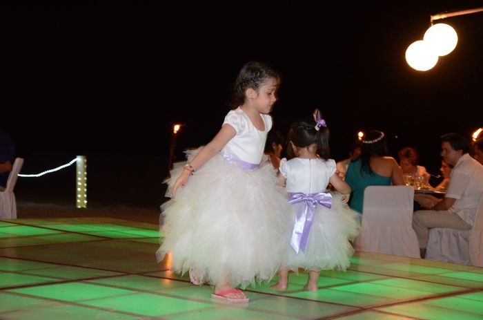 Mis bellas hijas en la pista
