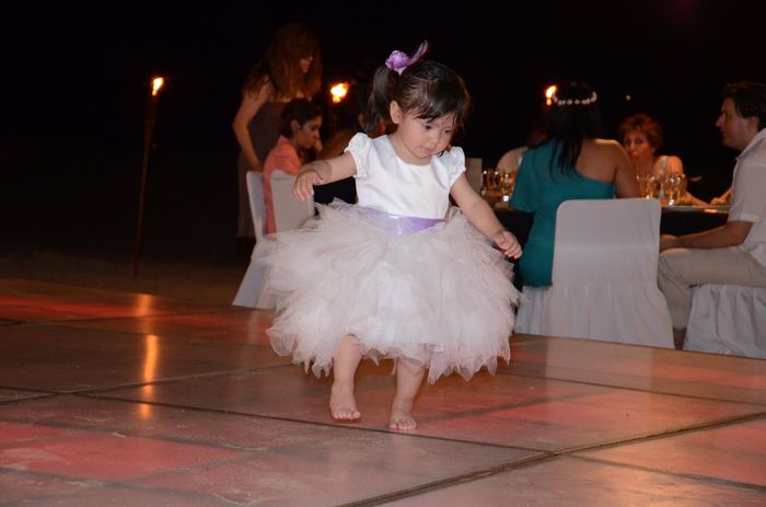 Mis bellas hijas en la pista