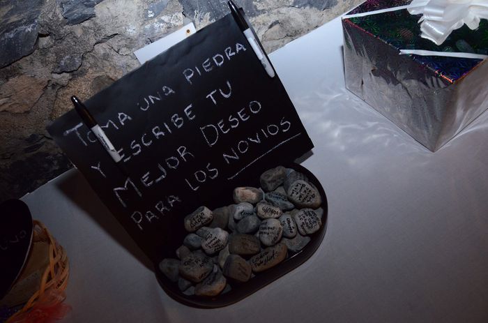 Mesa de felicitaciones