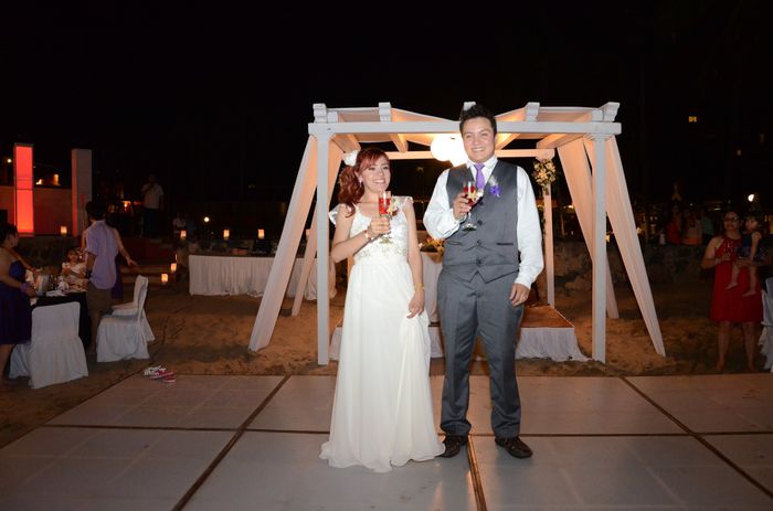 Brindis de los novios