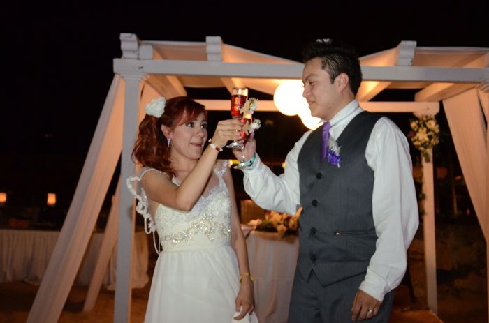 Brindis de los novios