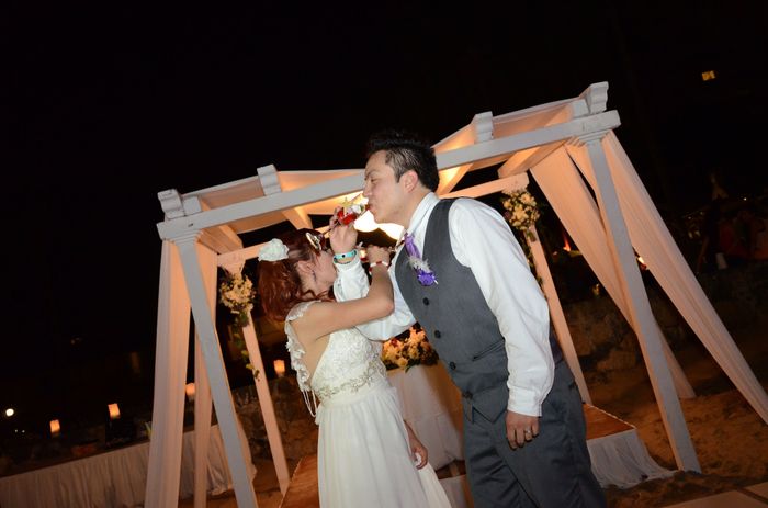 Brindis de los novios