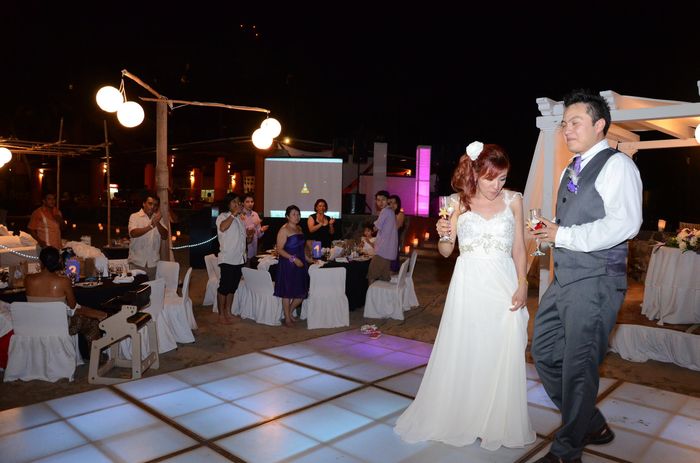 Brindis de los novios