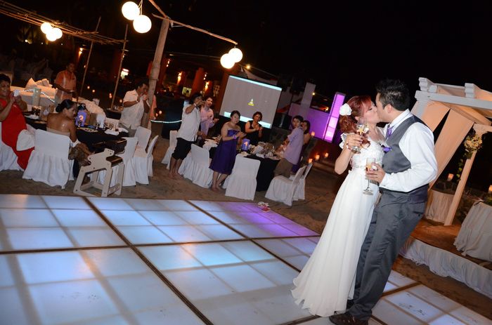 Brindis de los novios