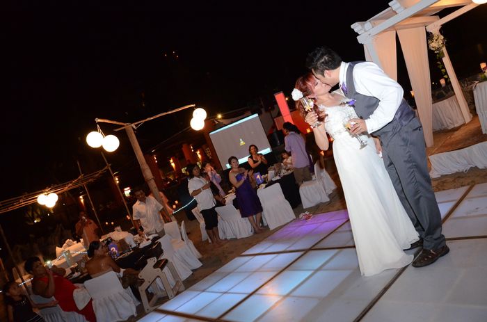 Brindis de los novios