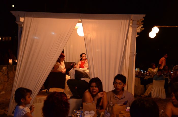 La recepción de la boda 