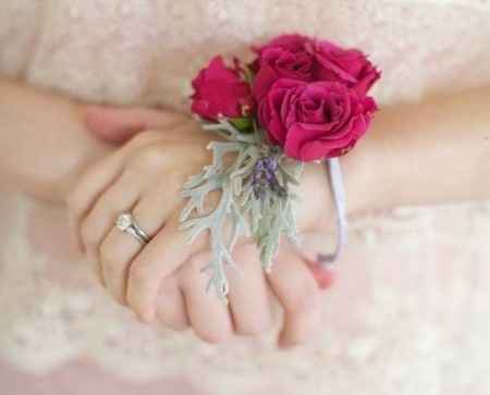 Accesorios con flores naturales
