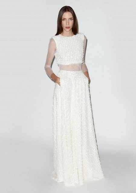 Crop top para la novia