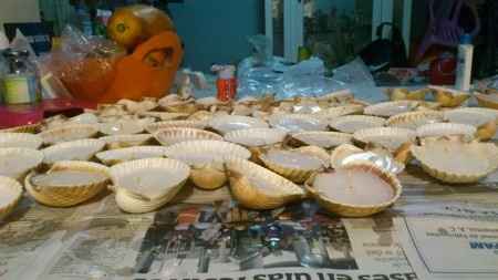 conchitas con vela