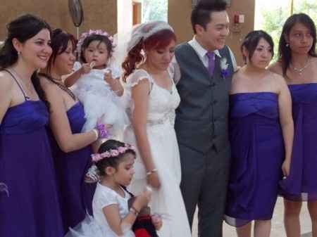 Mis damas de morado