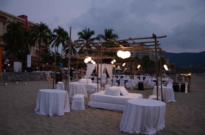 Paisaje durante la boda