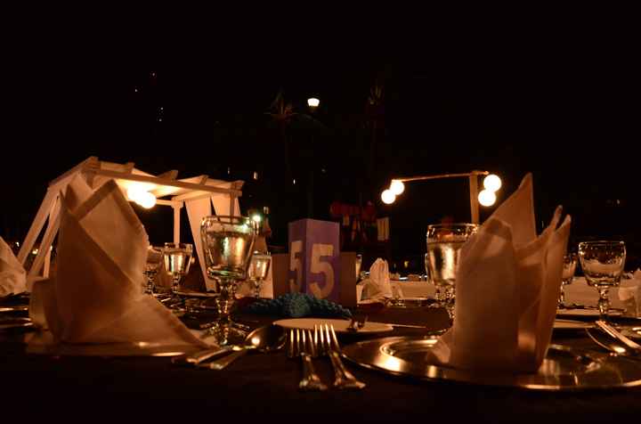 Mesas de los invitados