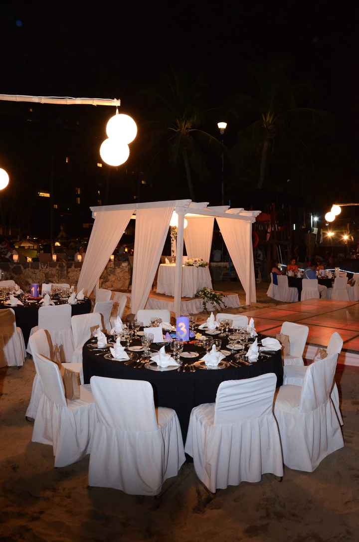 Decoración de la boda