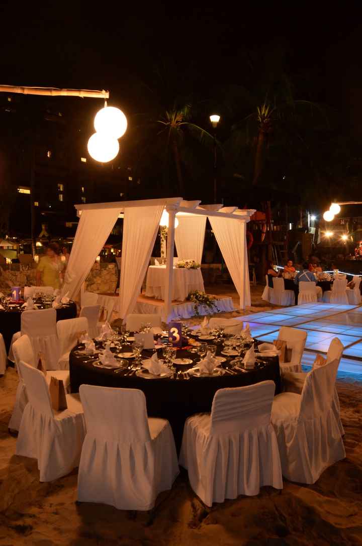 Decoración de la boda