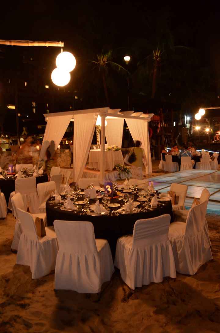 Decoración de la boda