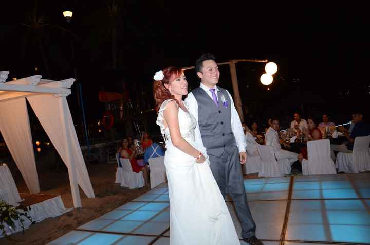 Llegando a la recepcion